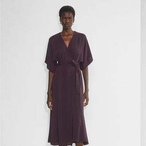 NWT: Aritzia Eggplant Wrap Dress